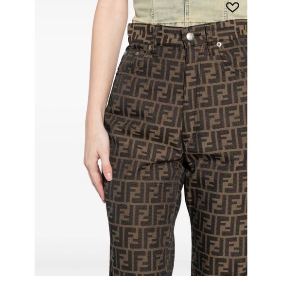 Fendi Zucca Pattern Trousers - Picture 3 of 9